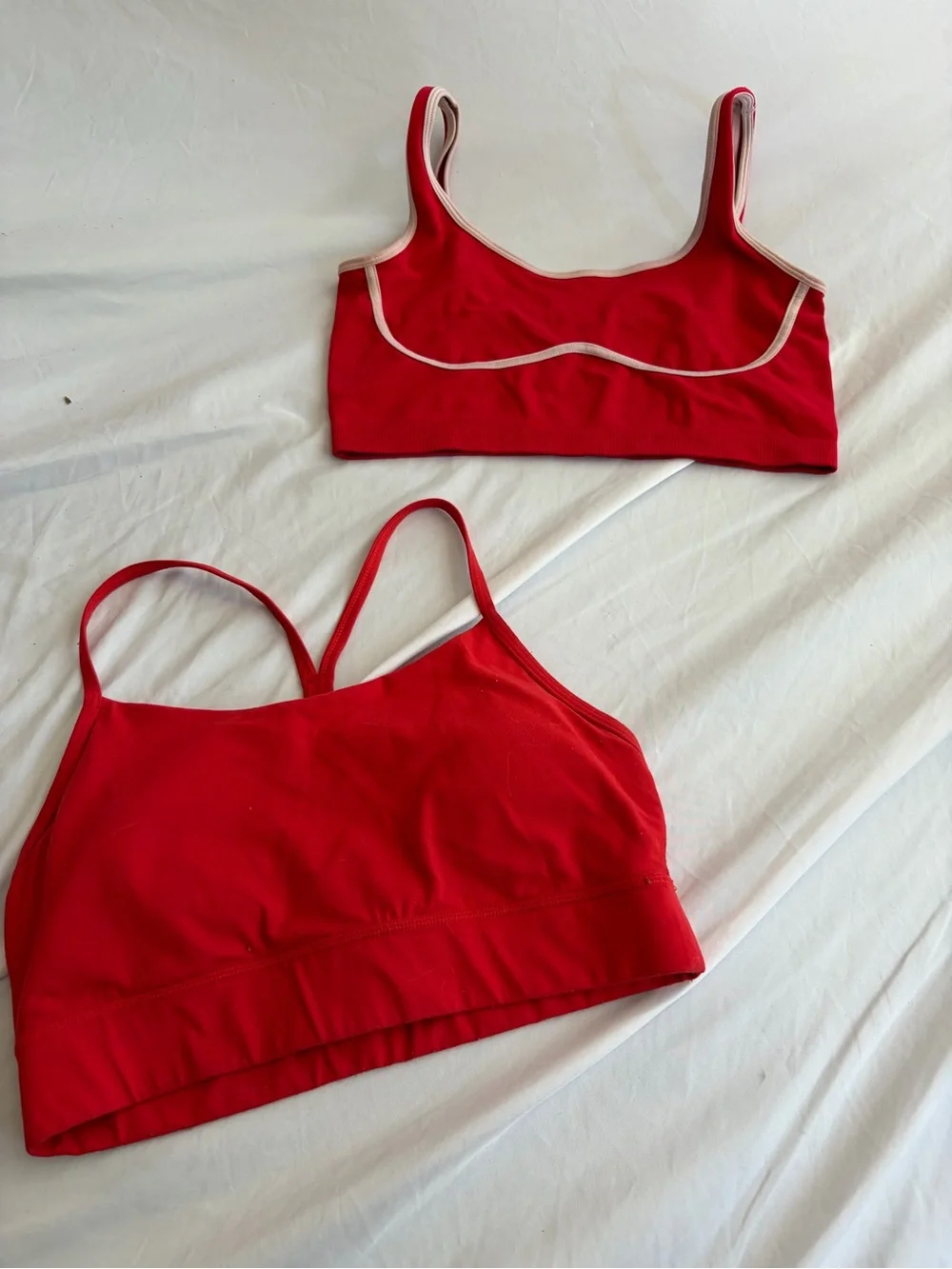 Sports Bra Lot of Two - Red- Women’s Size Small